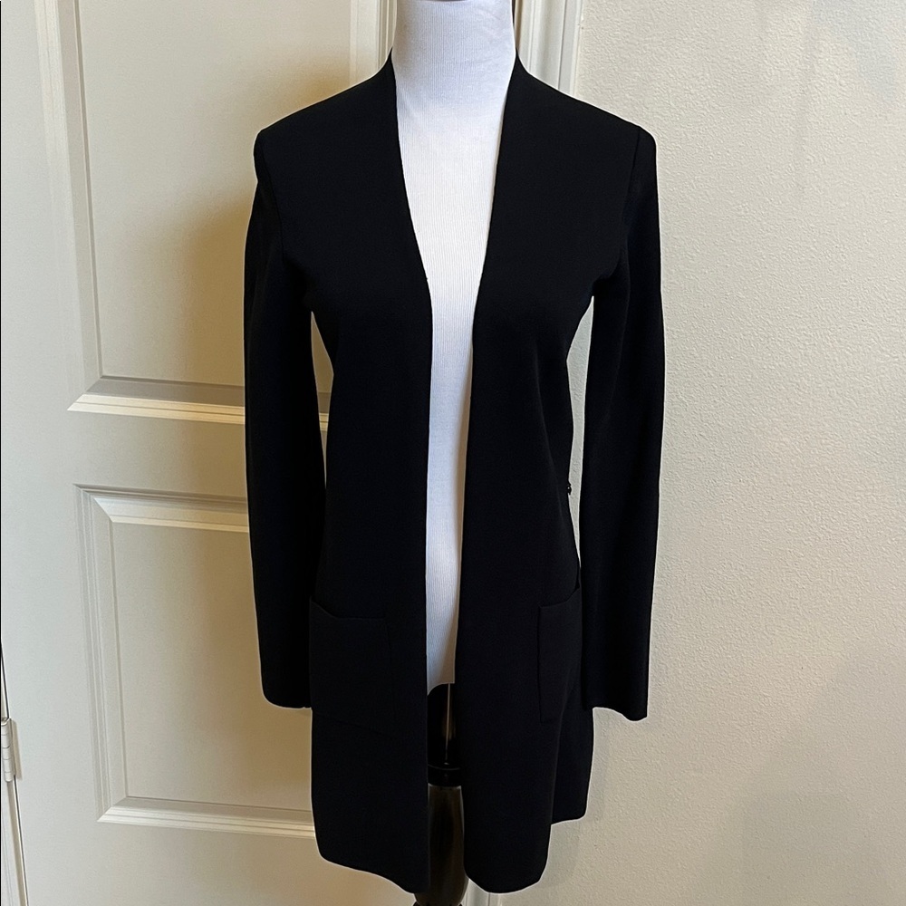 Ann Taylor black long sweater